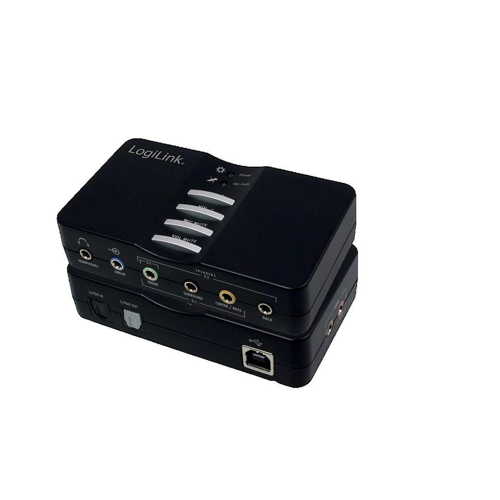 Voir la diapositive 3 : LOGILINK Carte son externe LogiLink USB Sound Box son 7.1