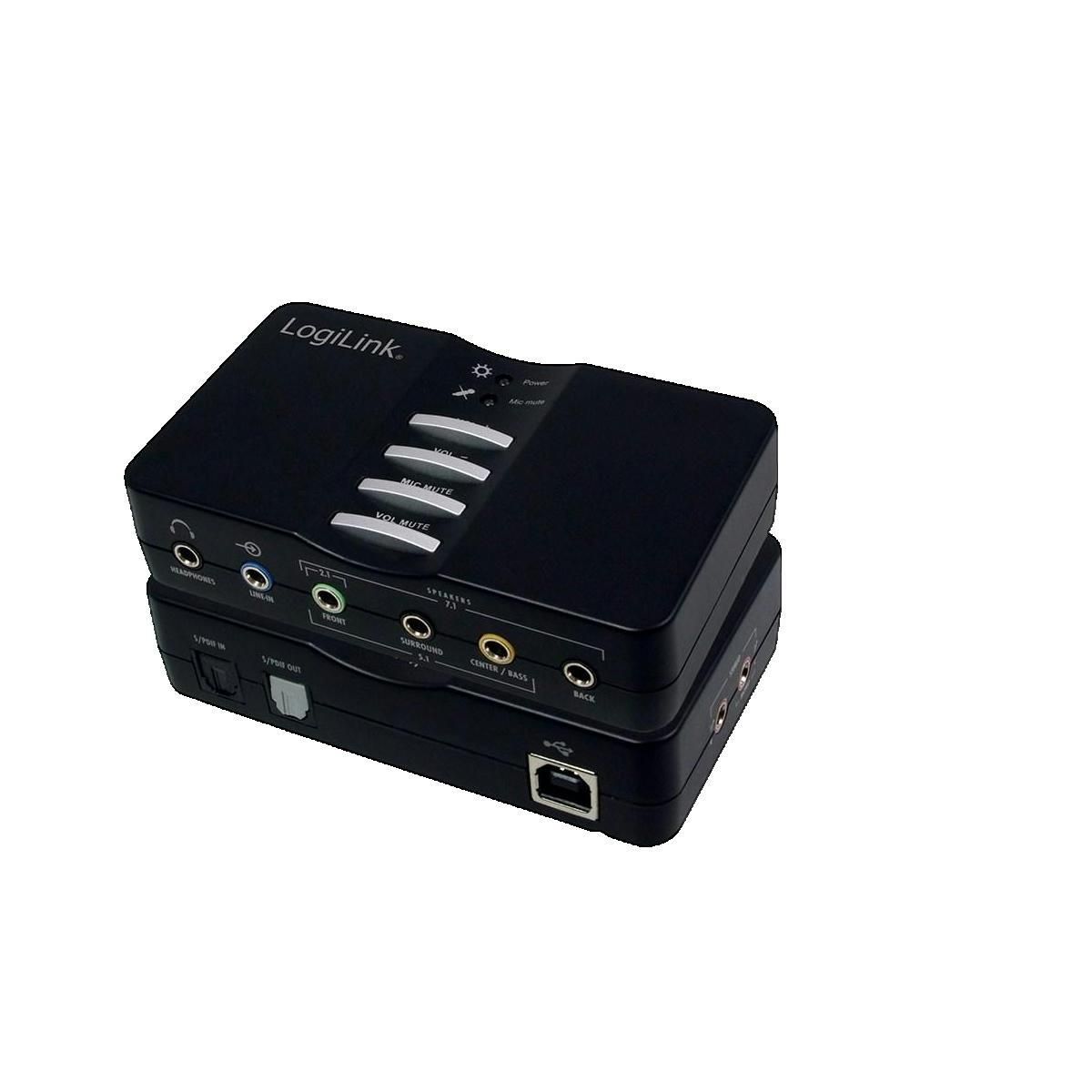 LOGILINK Carte son externe LogiLink USB Sound Box son 7.1
