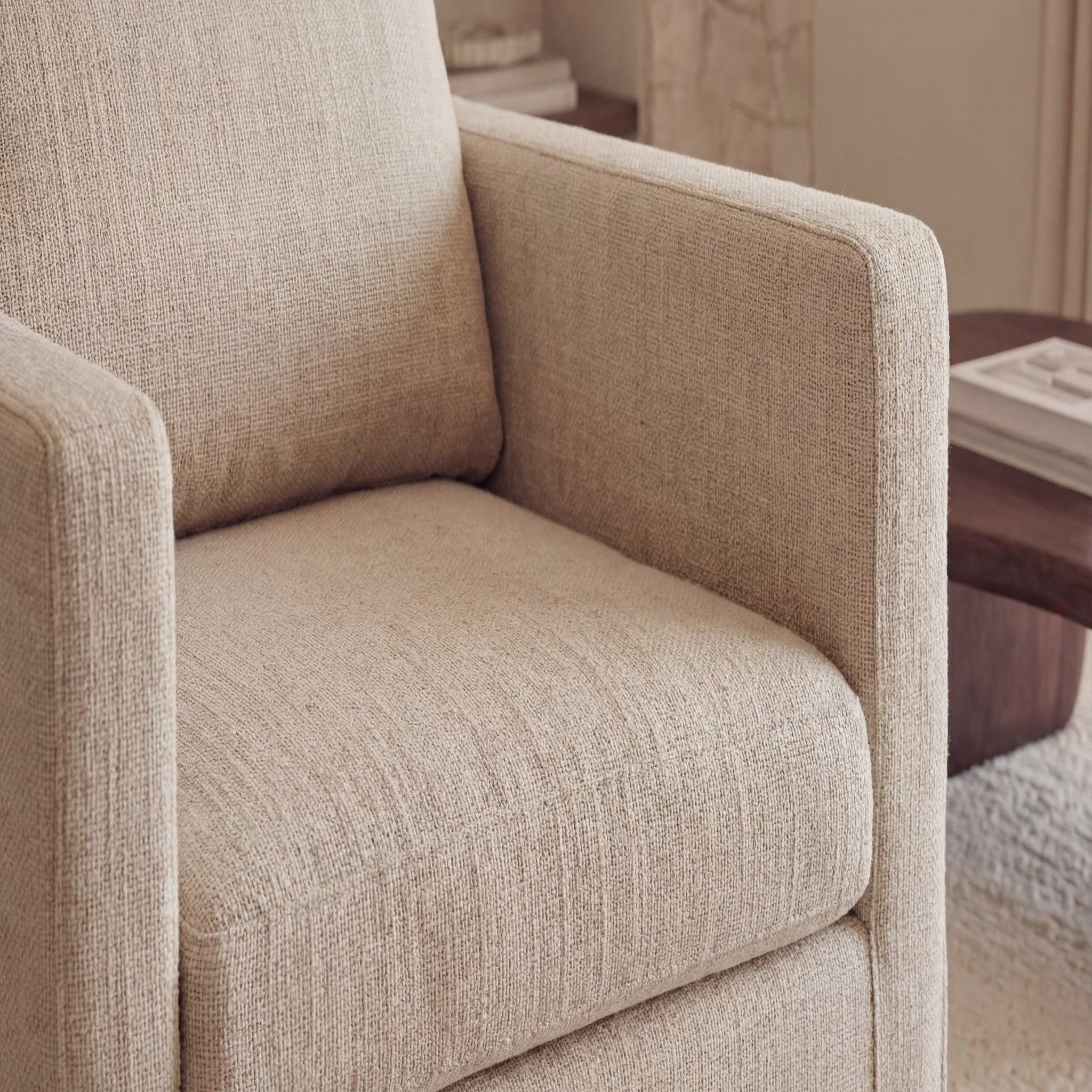 Voir la diapositive 4 : CASANOVA PARIS Leonie - fauteuil tissu chenille déhoussable