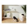 Voir la diapositive 2 : CURVER CURVER Conteneur de nourriture Le Diner est servi - 4 kg - 10 L - Blanc et noir - Pour chat