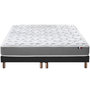Voir la diapositive 1 : IDLITERIE Ensemble matelas mousse ferme réversible ALTO et sommier - confort français