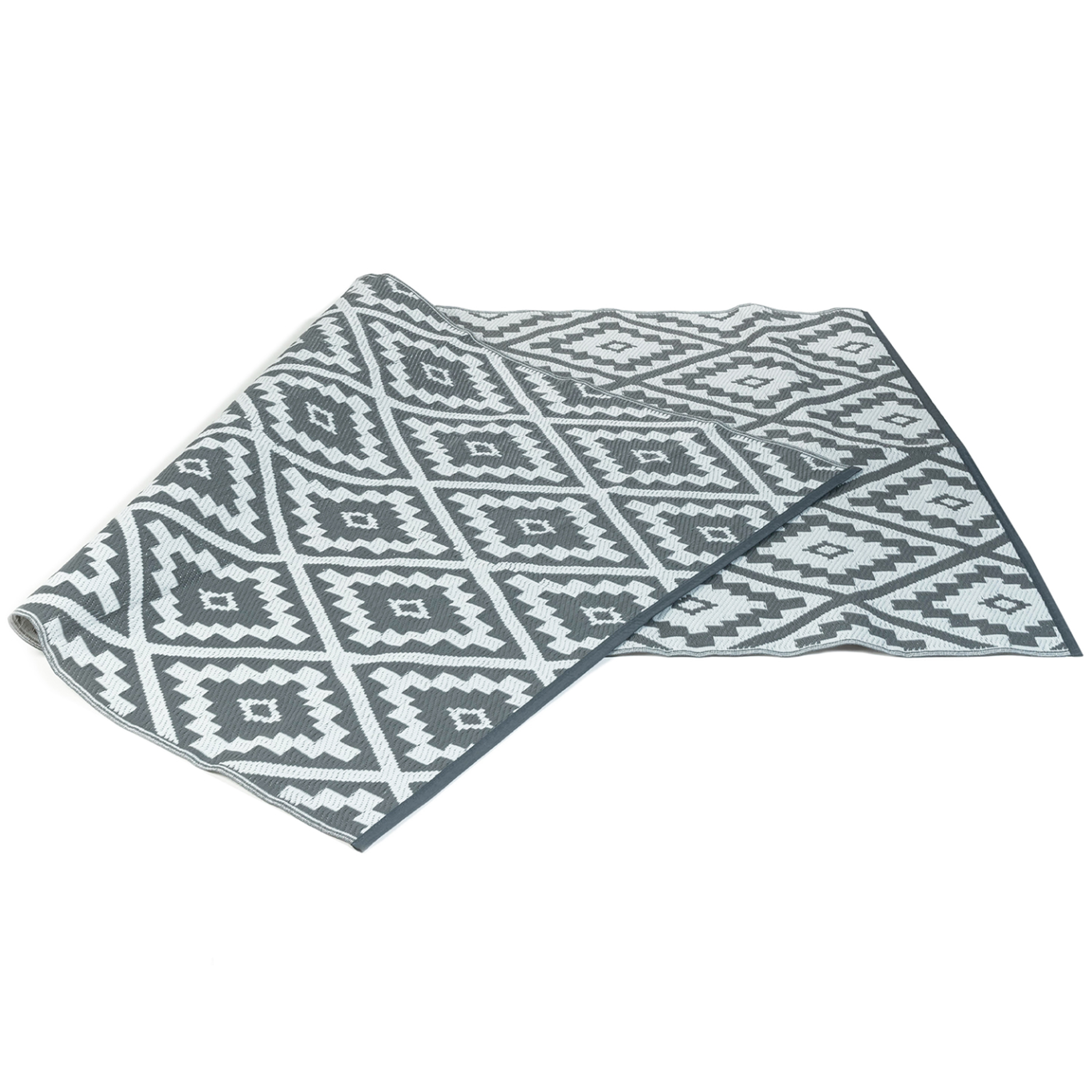 Voir la diapositive 4 : ID MARKET Tapis extérieur BAHAMAS gris 180 x 280 CM