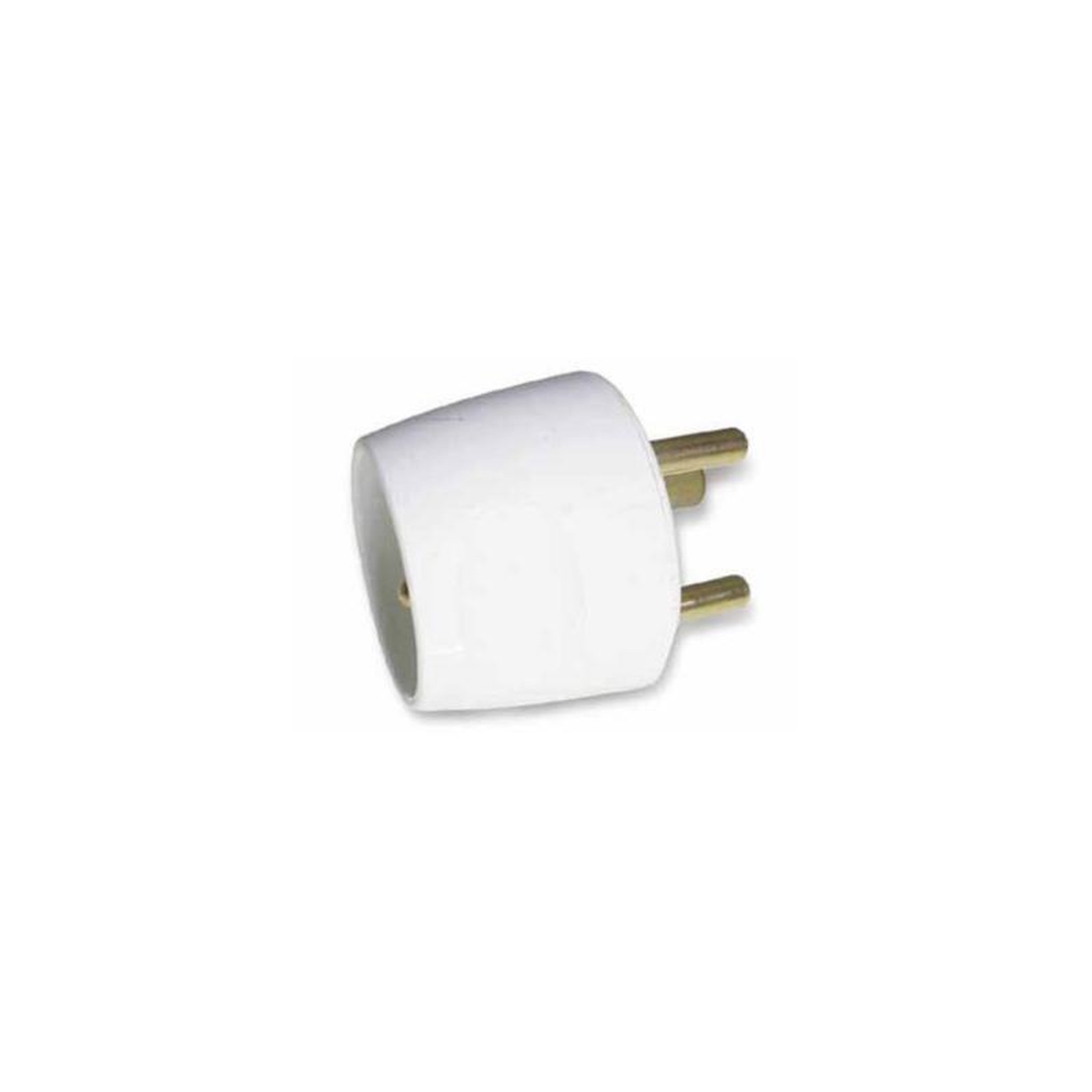 ZENITECH Adaptateur / Transformateur électrique avec terre - Prise Mâle 20A vers prise Femelle 16A - Blanc - Zenitech
