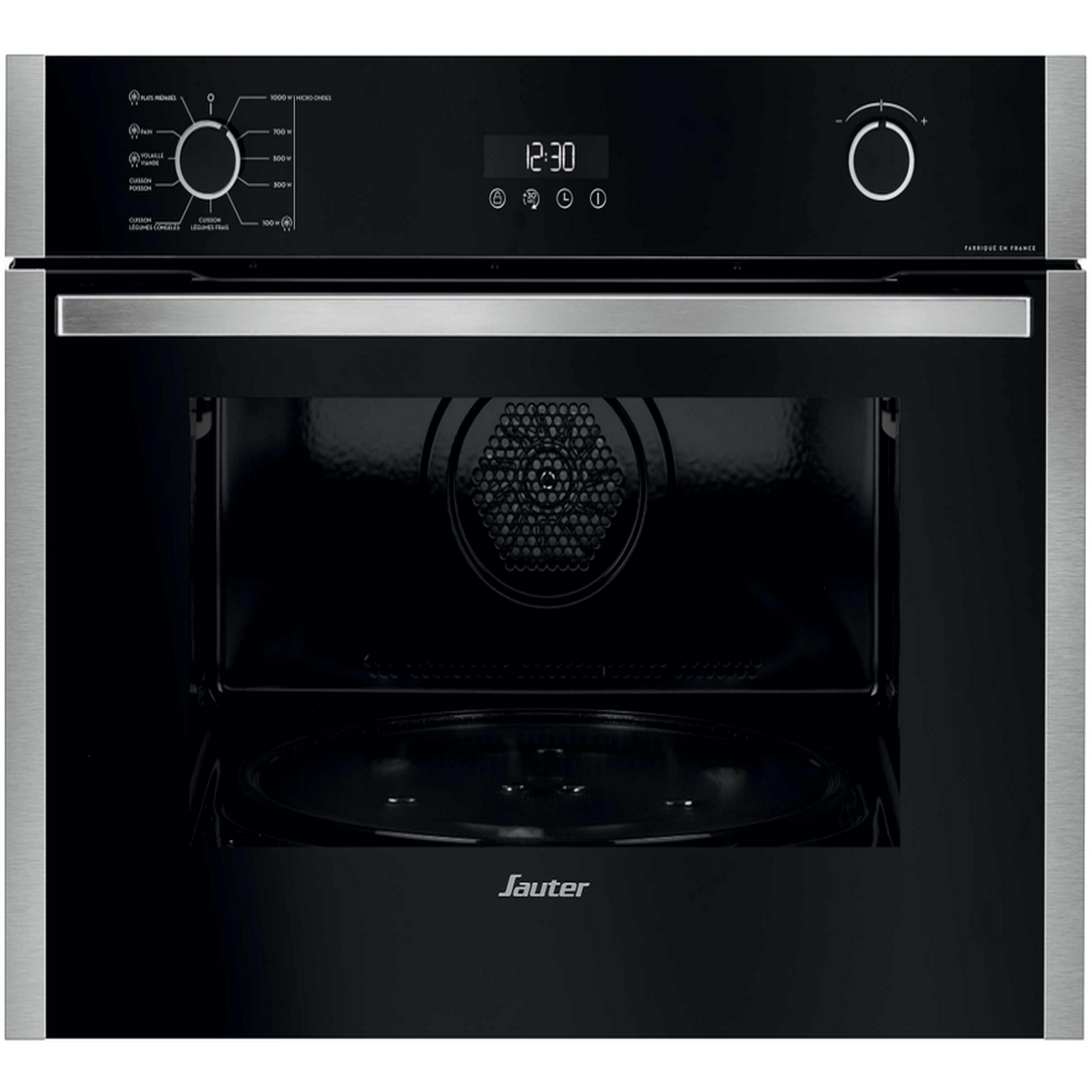 Voir la diapositive 1 : Sauter Micro-ondes encastrable 40l 1000w inox - sks6200lx