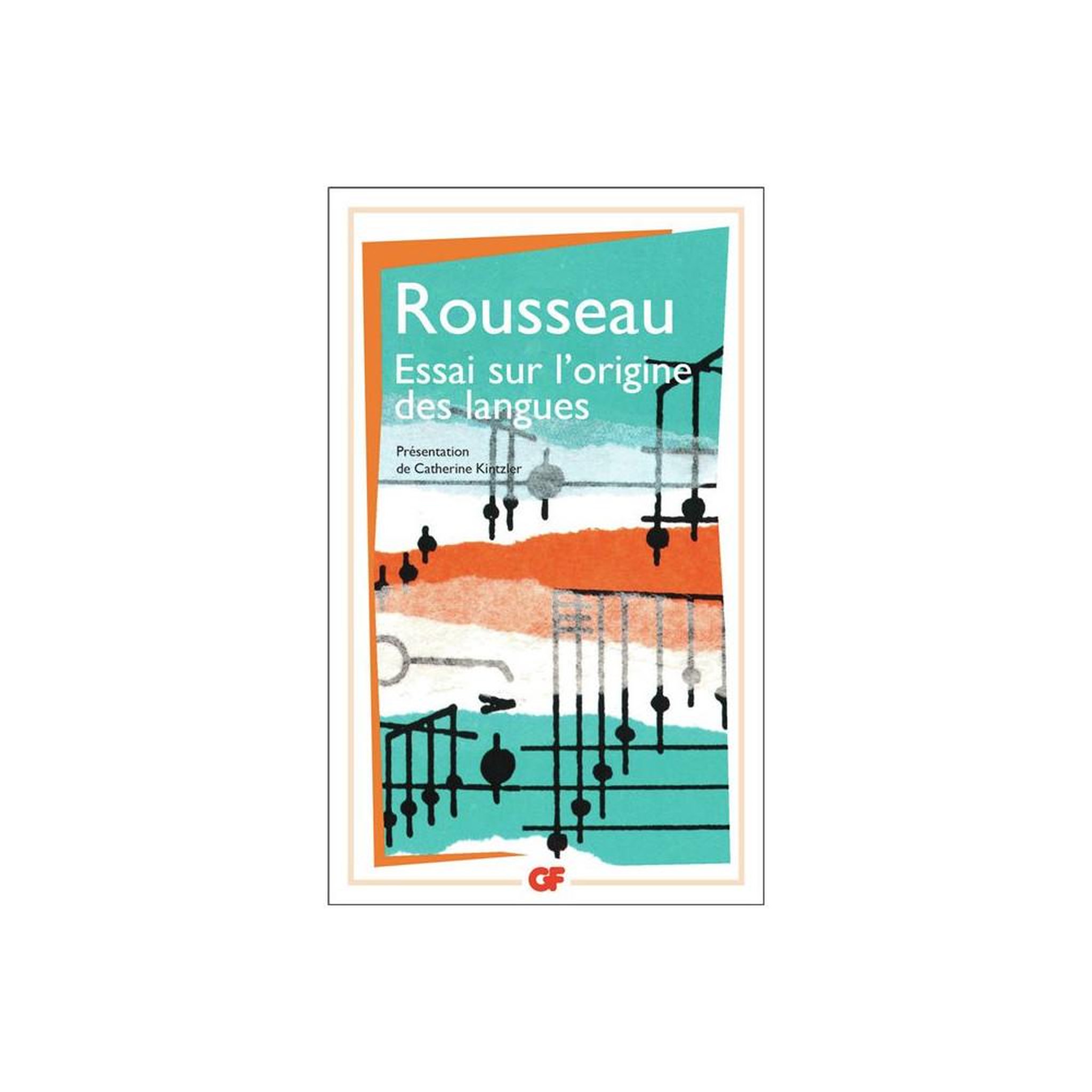 FLAMMARION Livre Essai sur l'origine des langues Rousseau, présenté par Catherine Kintzler, philosophie française, poche relié broché