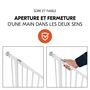 Voir la diapositive 3 : HAUCK Barrière de sécurité Open N Stop 2 Blanc