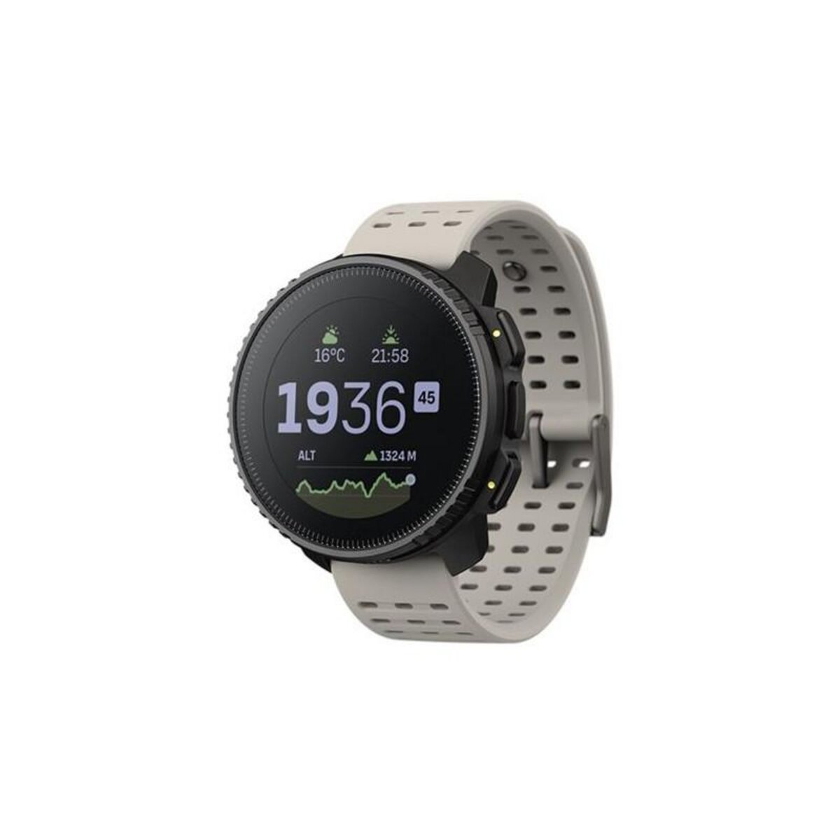 Suunto Montre connectée Suunto Vertical Black Sand avec bracelet silicone Beige