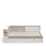 Voir la diapositive 1 : Lit 90x190/200 cm avec rangements LOREDANA