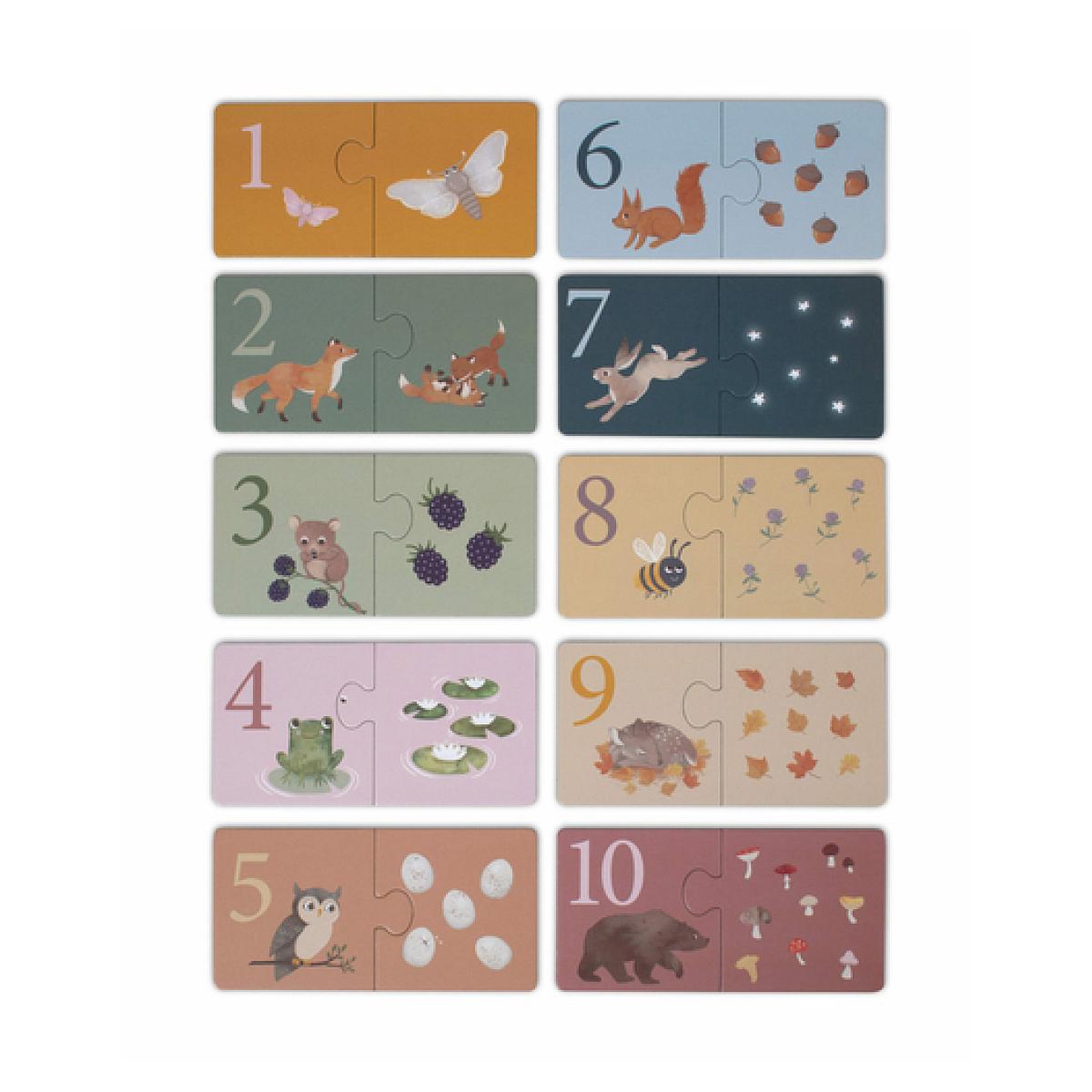 Voir la diapositive 2 : BB&CO Puzzles - apprendre a compter - animaux nordique