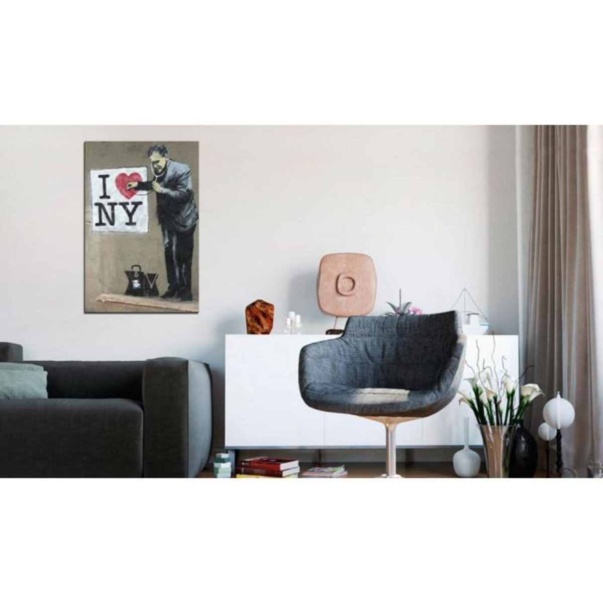 Paris Prix Tableau Imprimé  I Love New York - Banksy