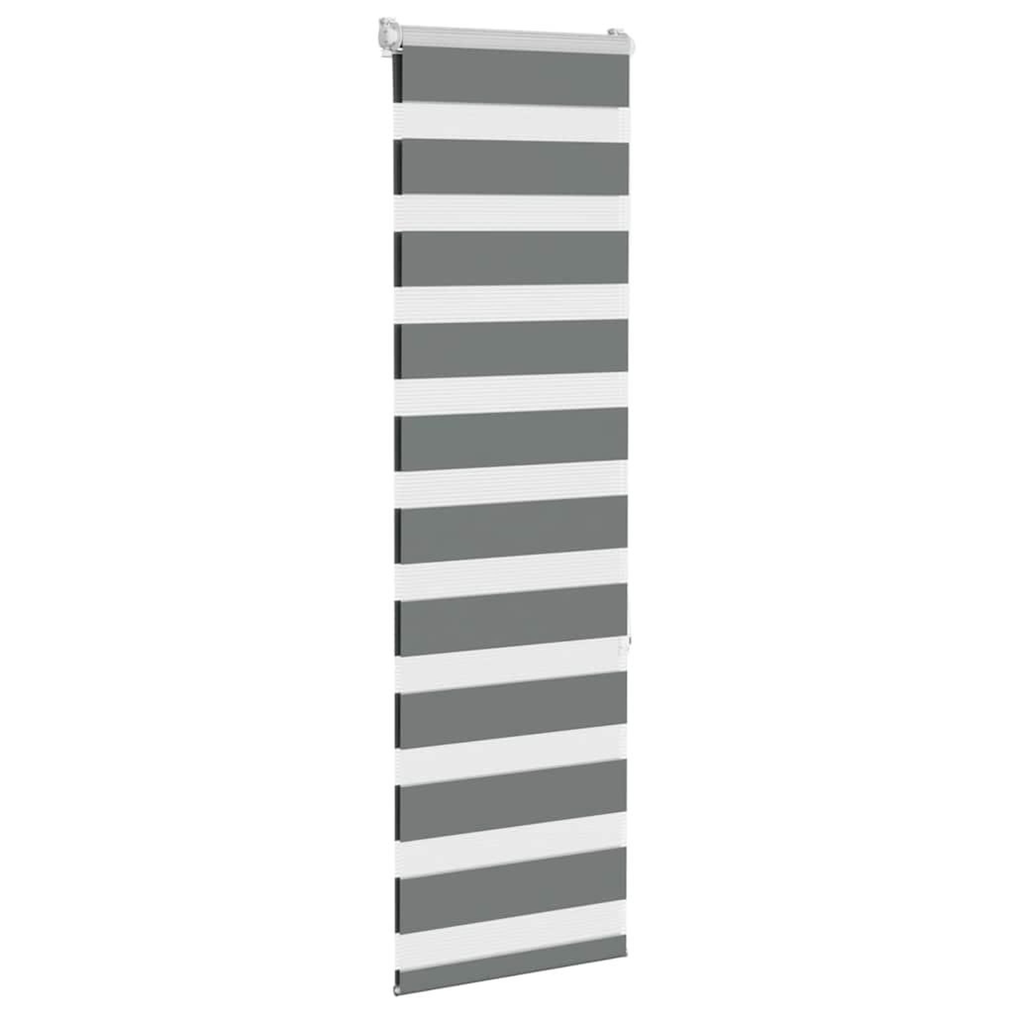 Voir la diapositive 3 : VIDAXL Store zebre gris fonce largeur du tissu 40,9 cm polyester