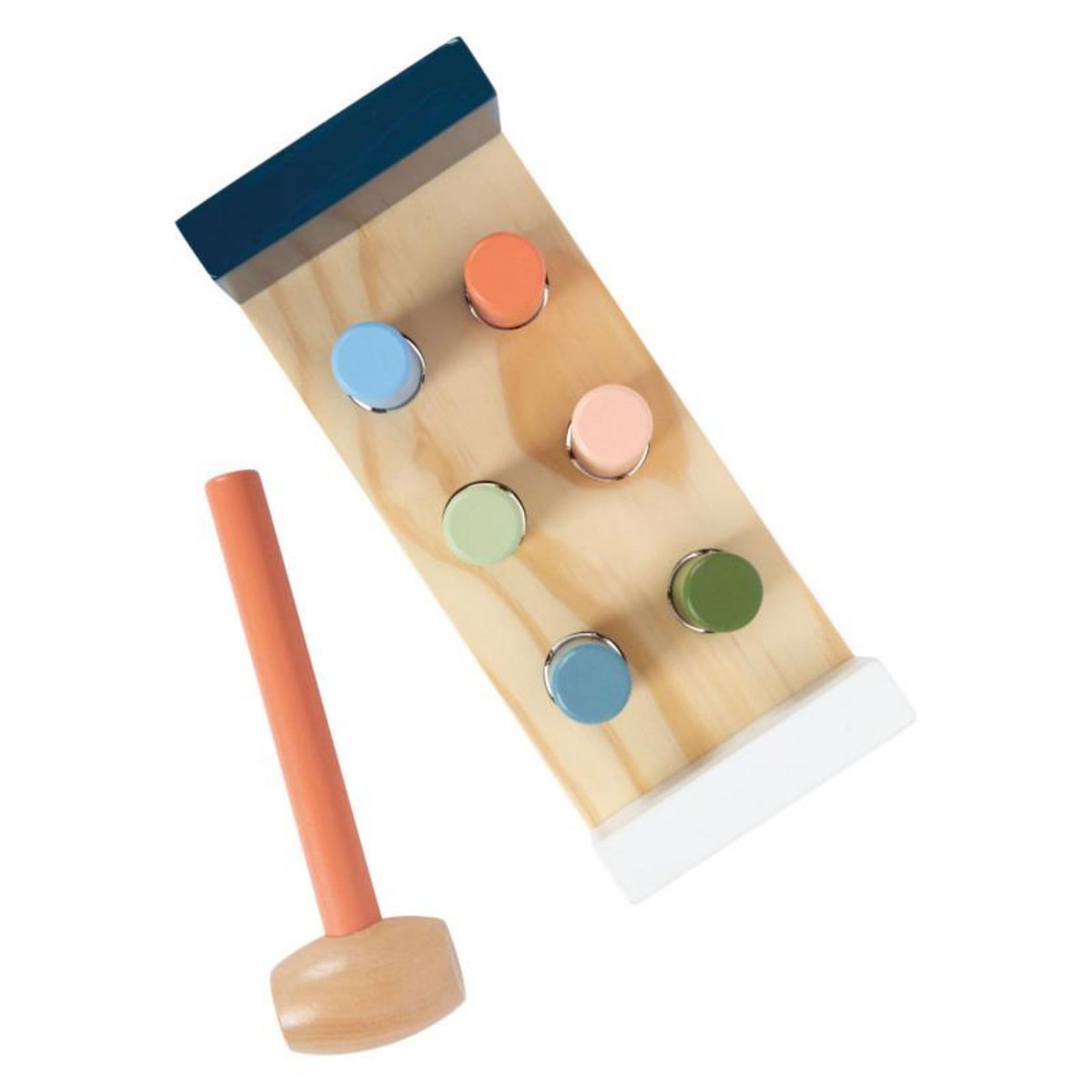 SMALL FOOT Small Foot - Wooden Hammer Bench Arctic, 8 pcs. 12452