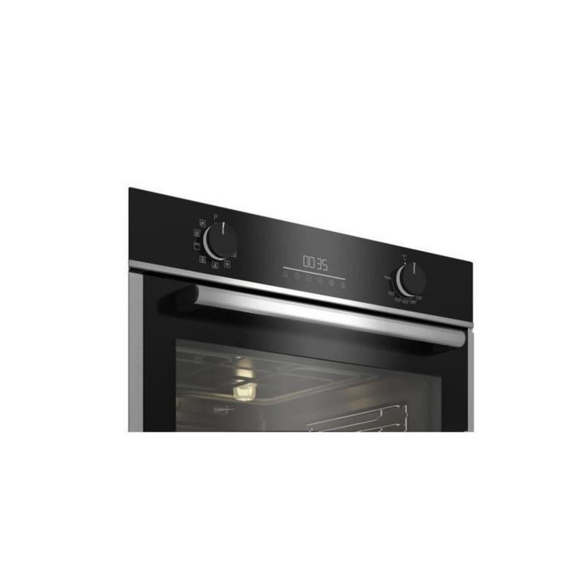 Beko Four encastrable - Chaleur pulsée 3D - BEKO - BCBIM16300XDE - Inox - 72 L - 59,4x56,7x59,5 cm