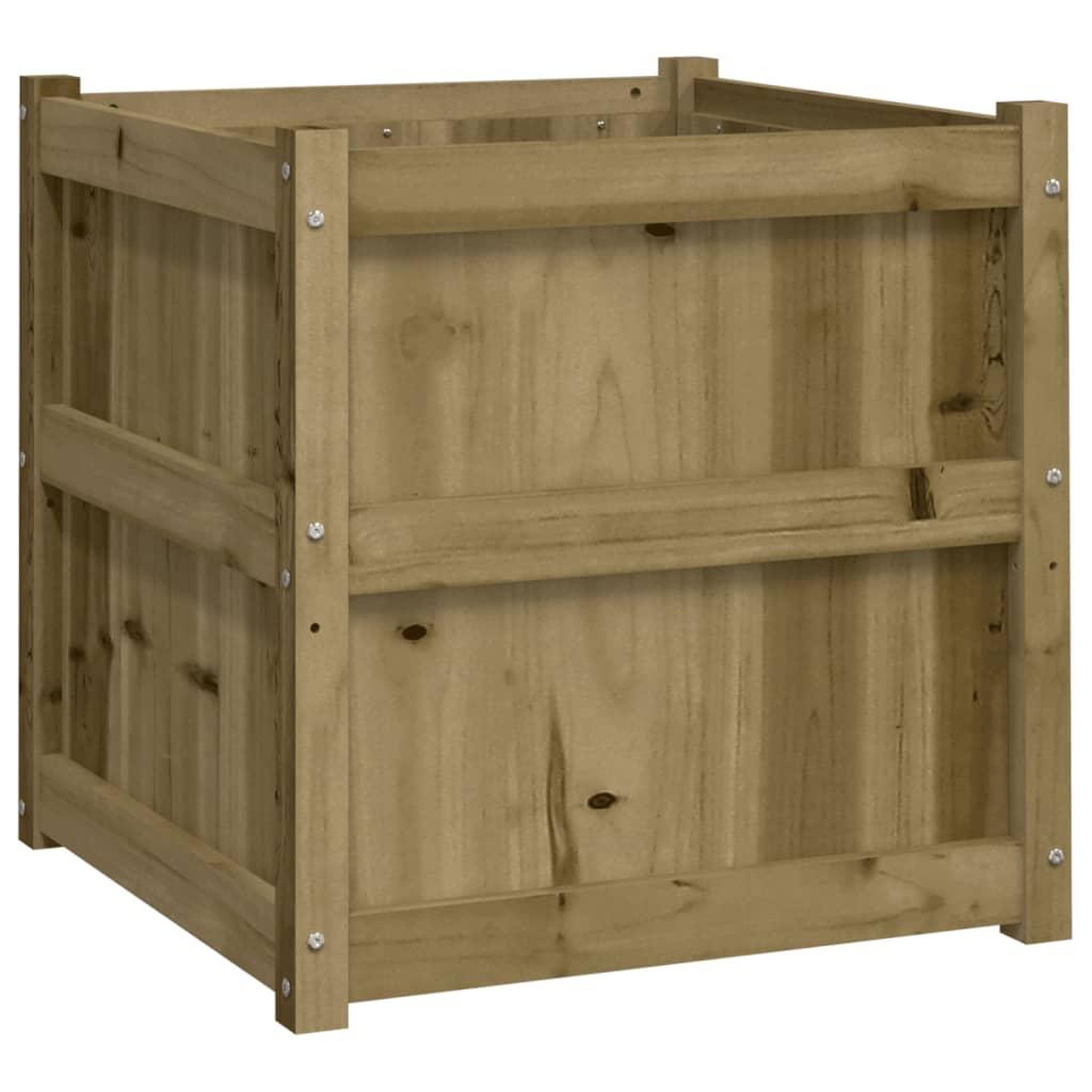 Voir la diapositive 5 : VIDAXL Jardinieres 2 pcs bois de pin impregne