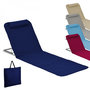 Voir la diapositive 1 : LINXOR Matelas, transat, tapis de plage avec dossier inclinable et sac de transport
