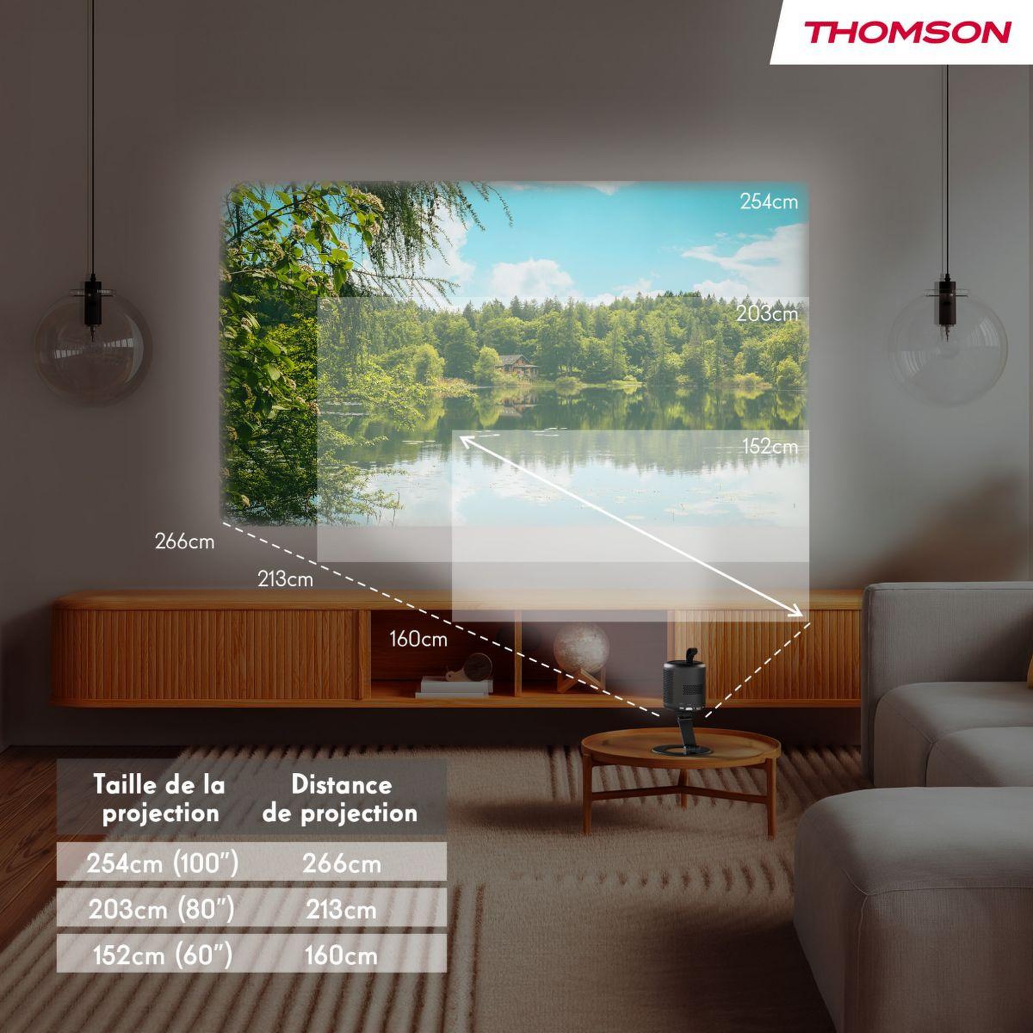Voir la diapositive 2 : THOMSON Vidéoprojecteur portable vega pg35b