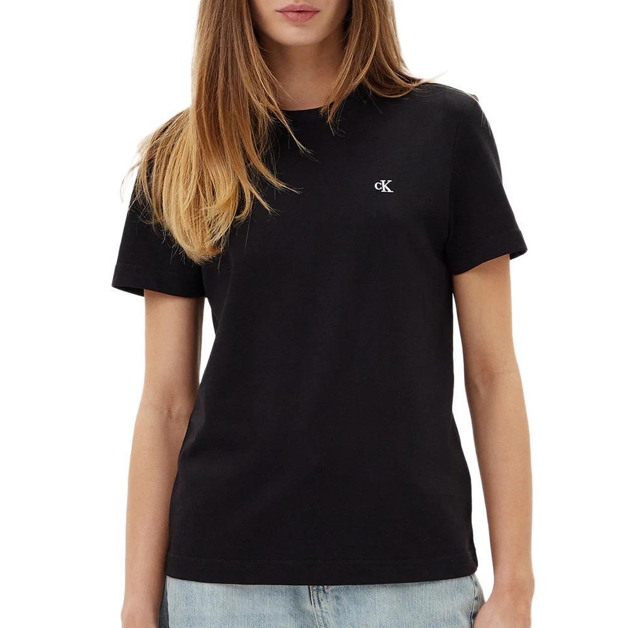 Voir la diapositive 1 : CALVIN KLEIN JEANS T-Shirt Noir Femme Calvin Klein Jeans Archive