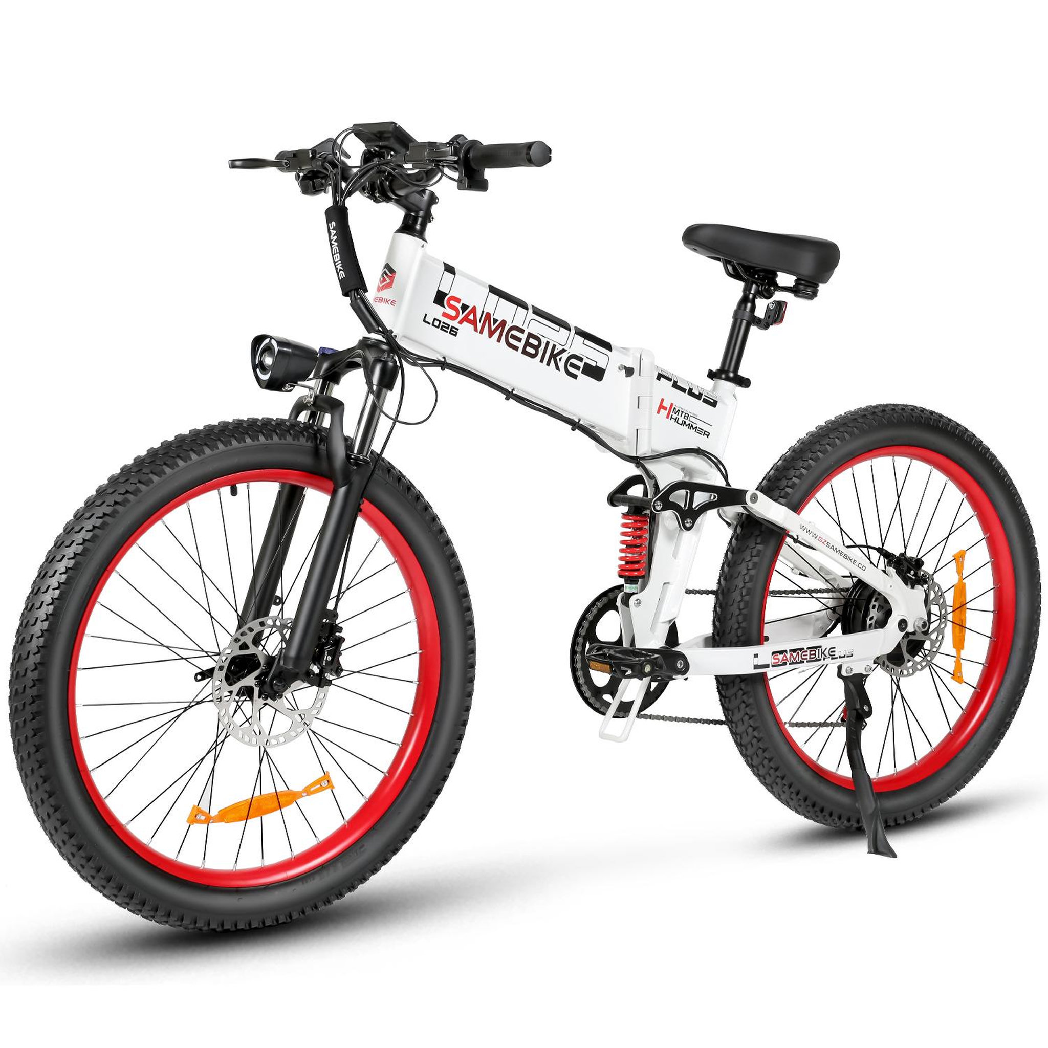 Voir la diapositive 3 : SAMEBIKE Vélo électrique pliable SAMEBIKE LO26-Plus