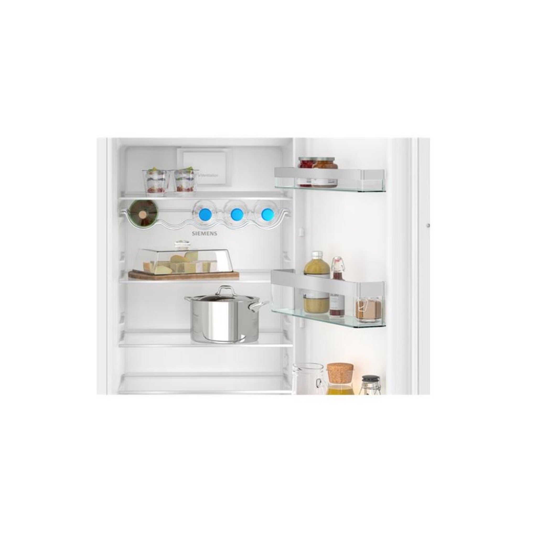 Voir la diapositive 3 : Siemens Réfrigérateur 1 porte intégrable à pantographes 280l - ki82lvfe0