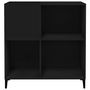 Voir la diapositive 5 : VIDAXL Armoire a disques noir 84,5x38x89 cm bois d'ingenierie