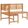 Voir la diapositive 3 : VIDAXL Banc d'angle de jardin 140 cm Bois solide d'acacia