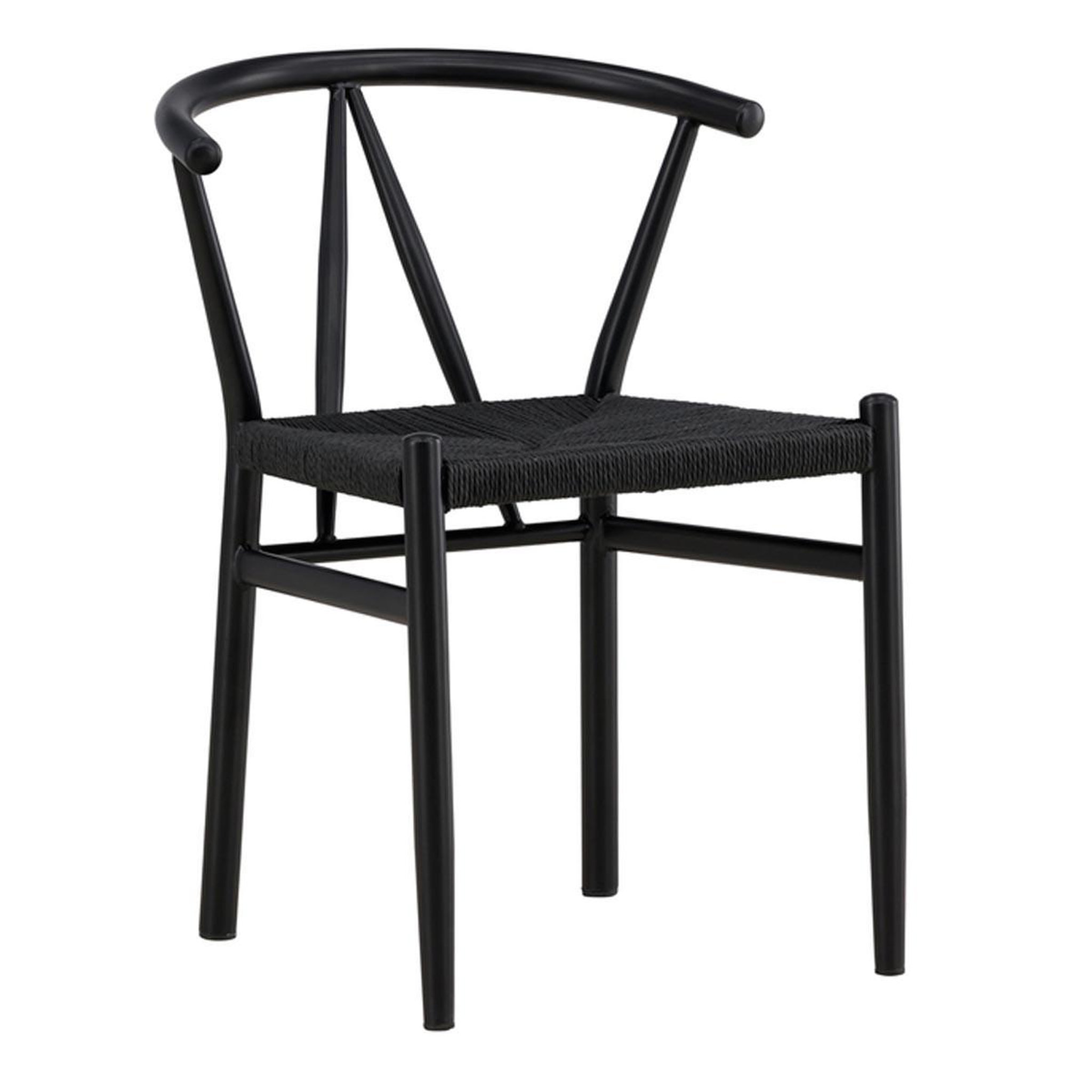 Paris Prix Chaise en assise tressée  alfons  72cm noir