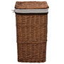 Voir la diapositive 3 : VIDAXL Panier a linge Marron Saule