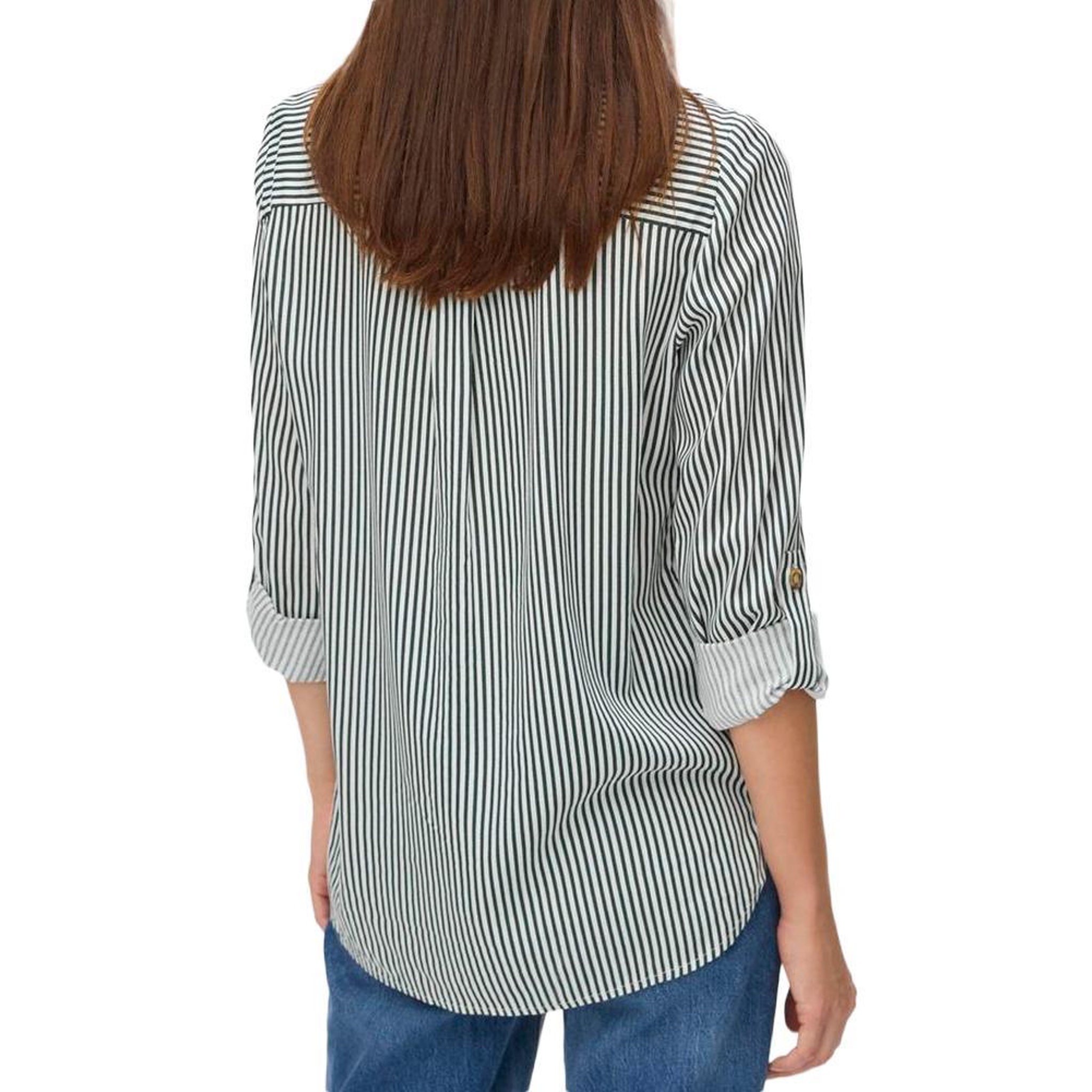 Voir la diapositive 2 : Vero Moda Chemise Vert/Blanc Femme Vero Moda Bumpy