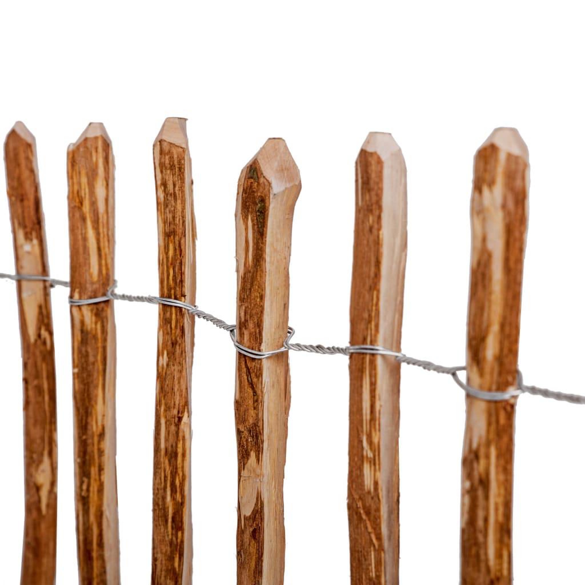 Voir la diapositive 4 : VIDAXL Cloture a piquets Bois de noisetier 120x250 cm