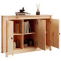 Voir la diapositive 4 : VIDAXL Buffet 100x35x74 cm Bois massif de pin