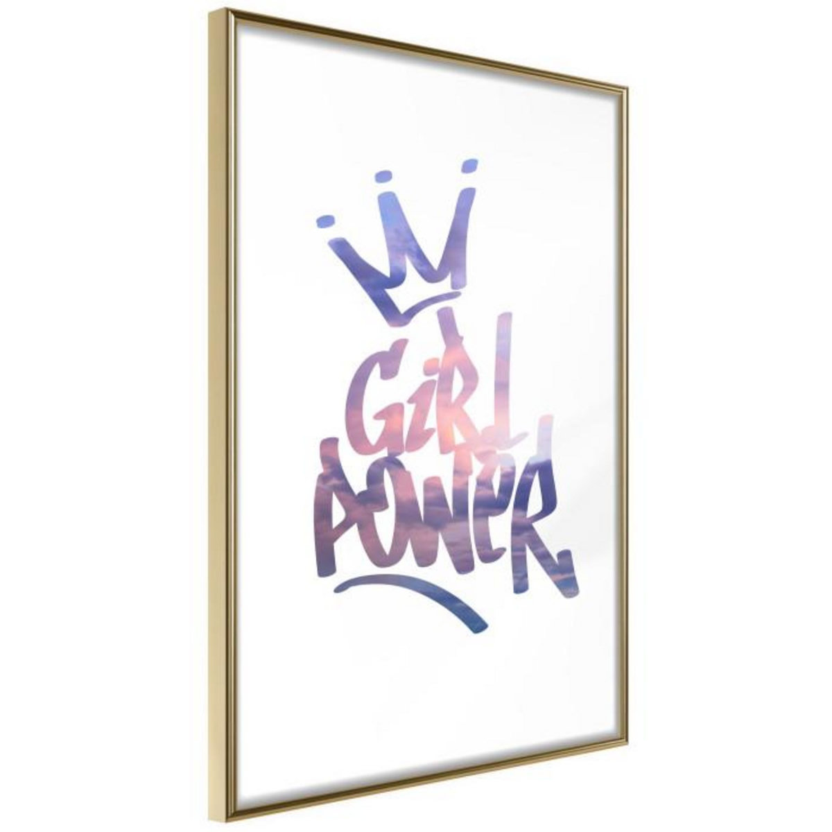 Paris Prix Affiche Murale Encadrée  Girl Power