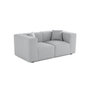 Voir la diapositive 3 : LISA DESIGN Arty - canapé modulable 2 places - en tissu mailles 3d