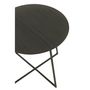 Voir la diapositive 4 : Paris Prix Table d'Appoint en Teck  Lucille  45cm Noir