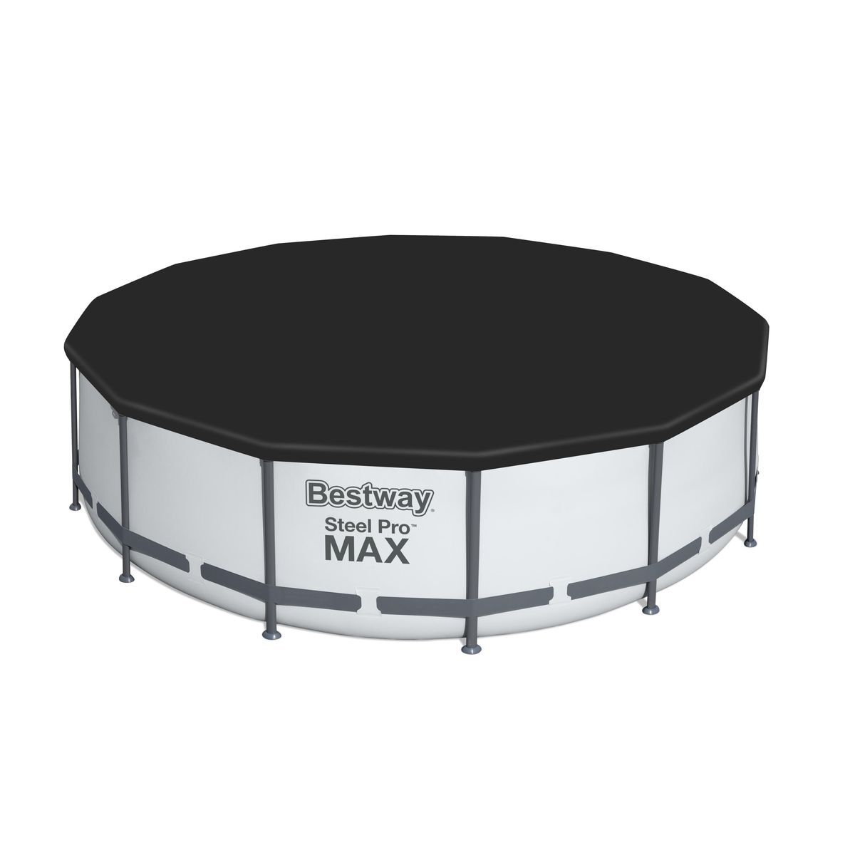 BESTWAY Piscine tubulaire ronde - 427x107cm - STEEL PRO MAX™