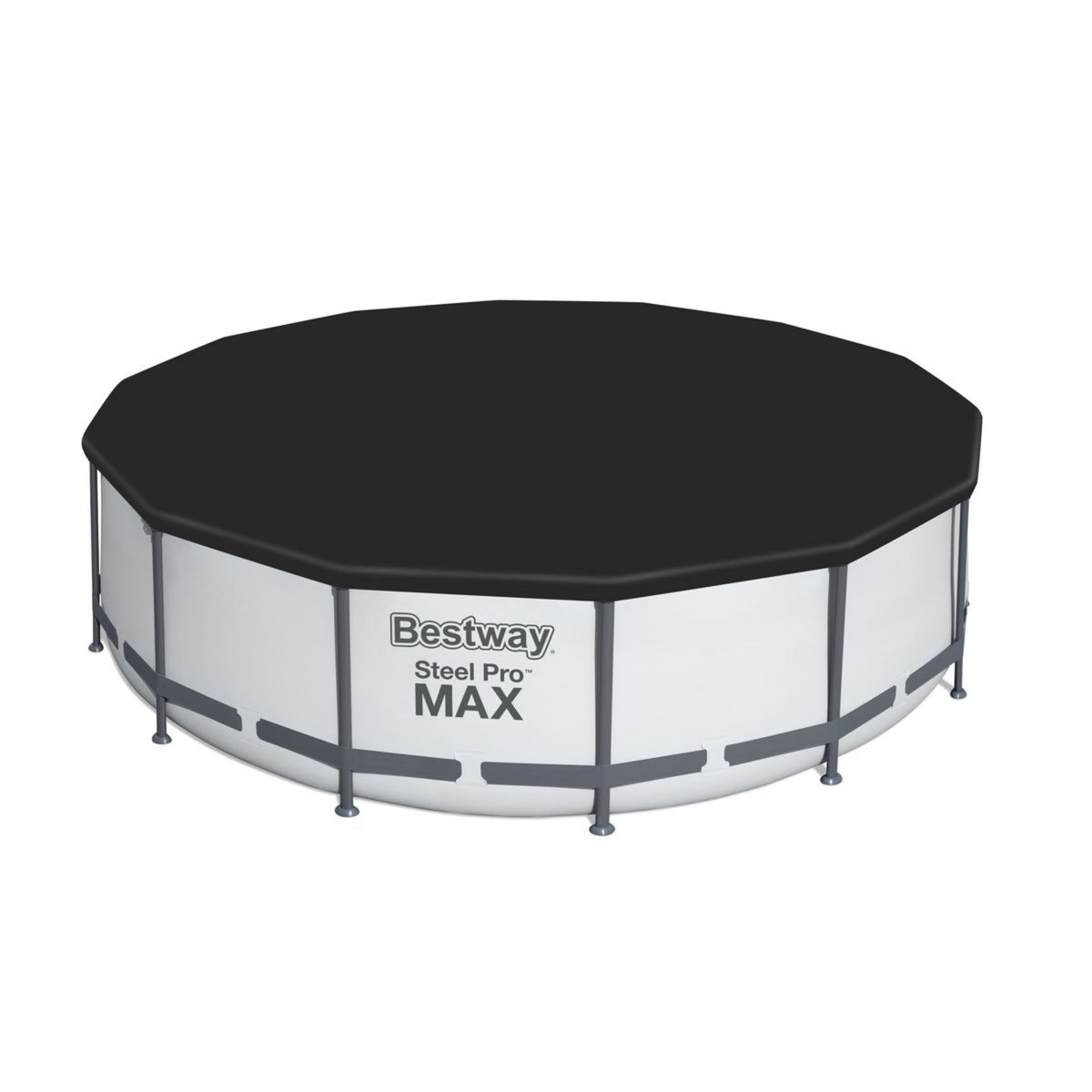 BESTWAY Piscine tubulaire ronde - 427x107cm - STEEL PRO MAX™