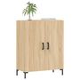 Voir la diapositive 3 : VIDAXL Buffet chene sonoma 69,5x34x90 cm bois d'ingenierie