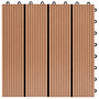 Voir la diapositive 5 : VIDAXL Carreaux de terrasse 22 pcs 30 x 30 cm 2 m^2 WPC Teck