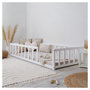 Voir la diapositive 2 : HomeStyle4U Lit de sol pour tout-petits 90x200 cm