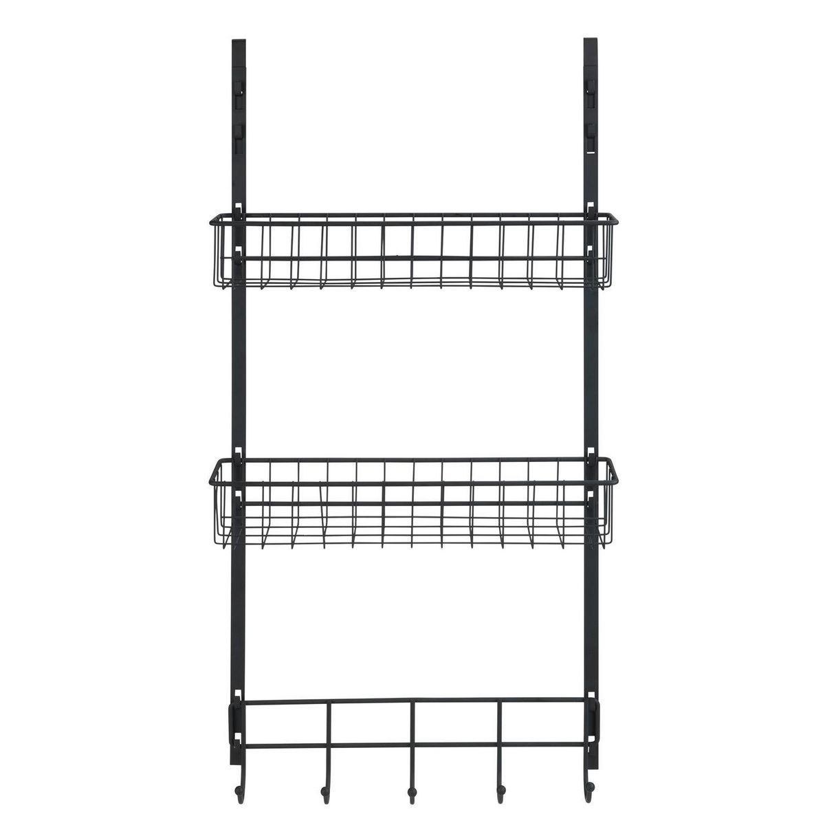 Wenko Etagère de cuisine de porte Gala - L. 39 x H. 75 cm - Noir