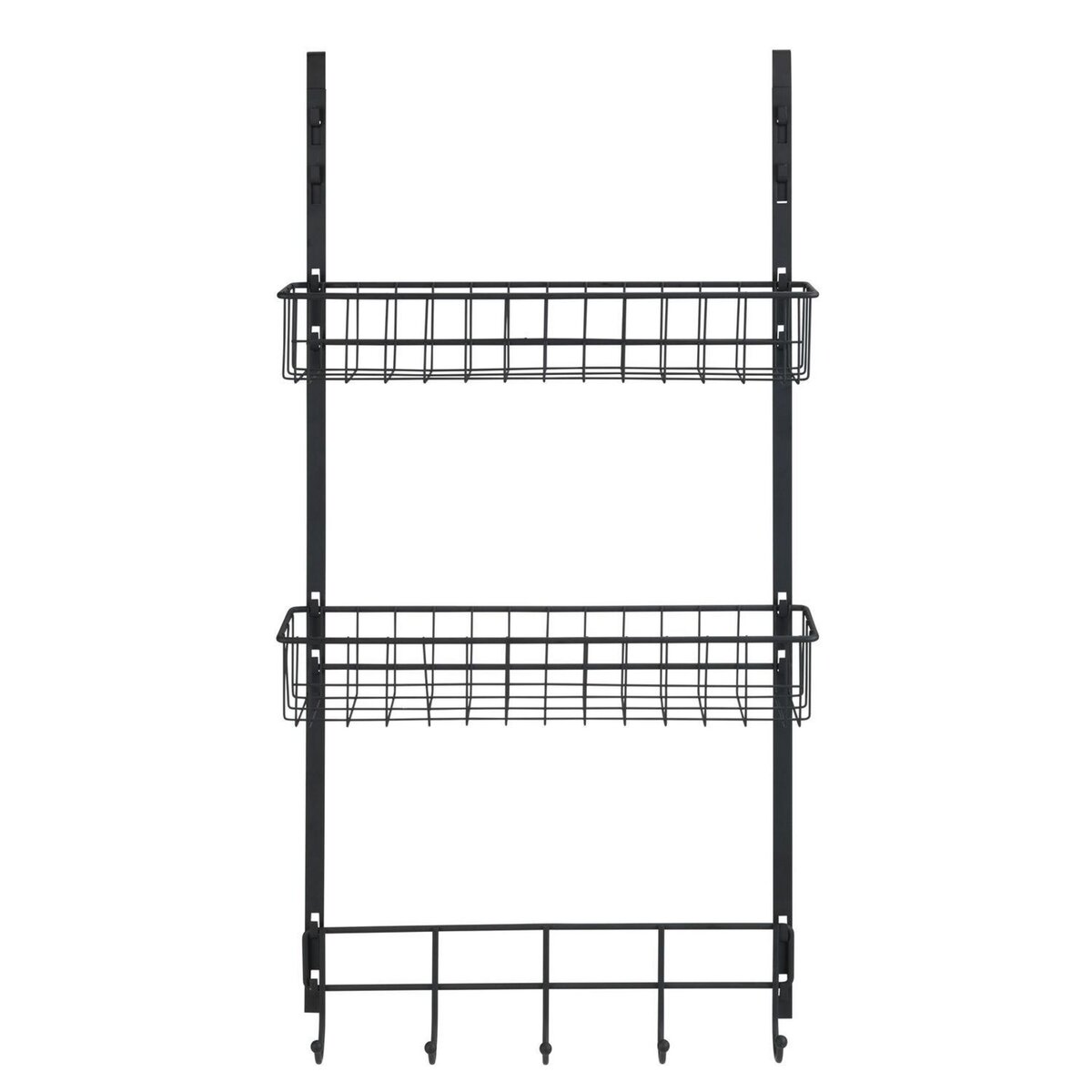 Wenko Etagère de cuisine de porte Gala - L. 39 x H. 75 cm - Noir