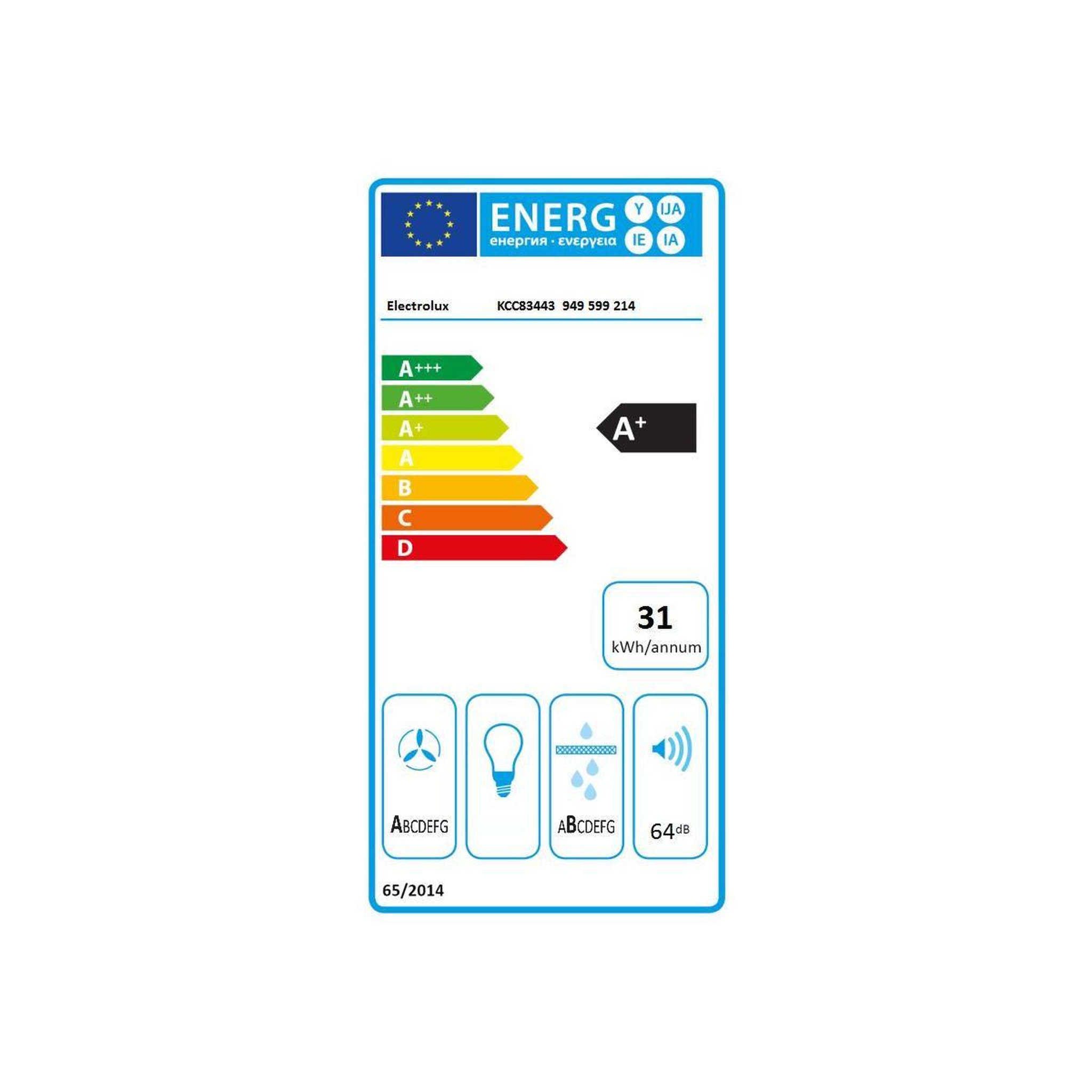 Voir la diapositive 6 : ELECTROLUX Plaque induction aspirante KCC83443 recyclage