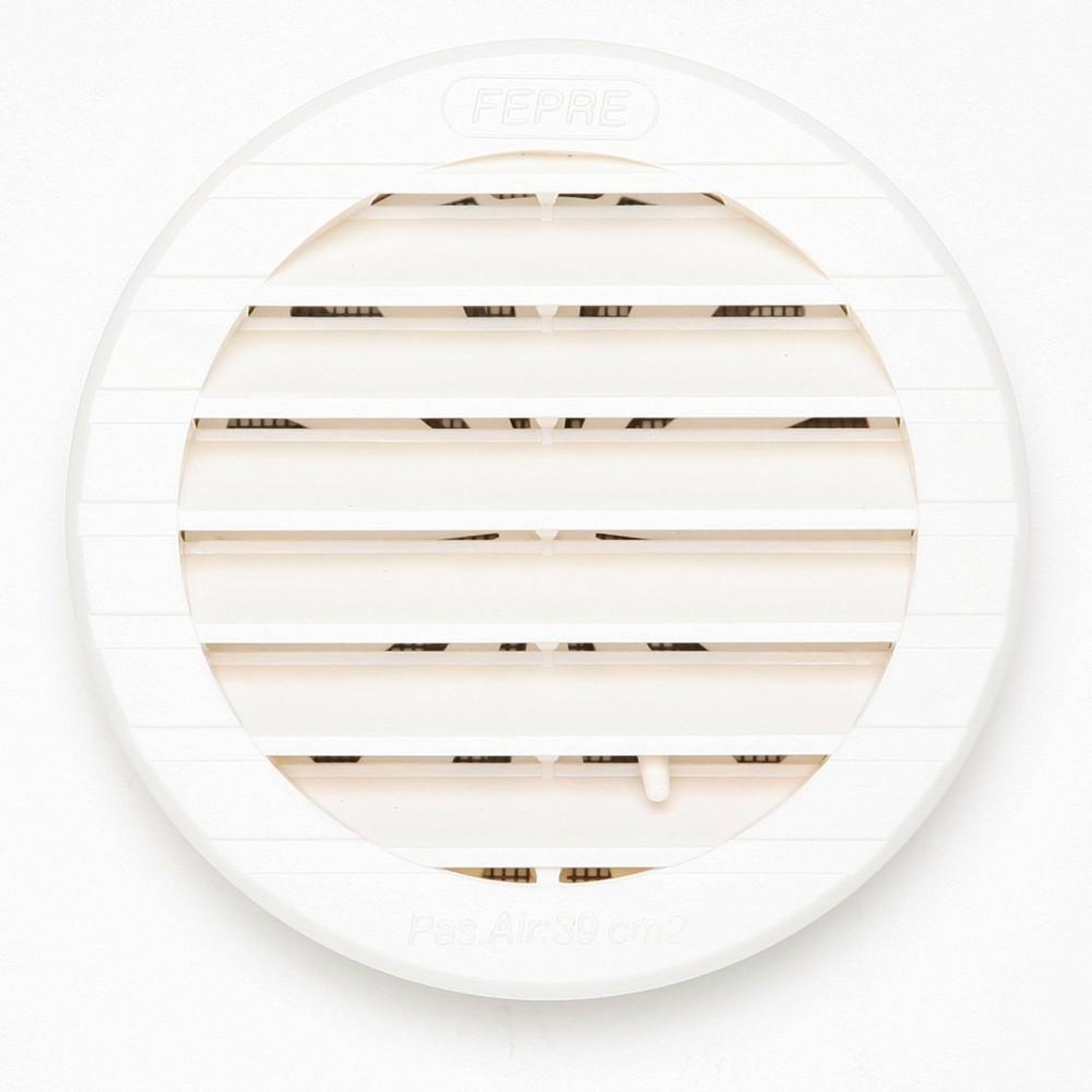 CENTRALE BRICO Grille d'aération abs naturel Diam.12 cm