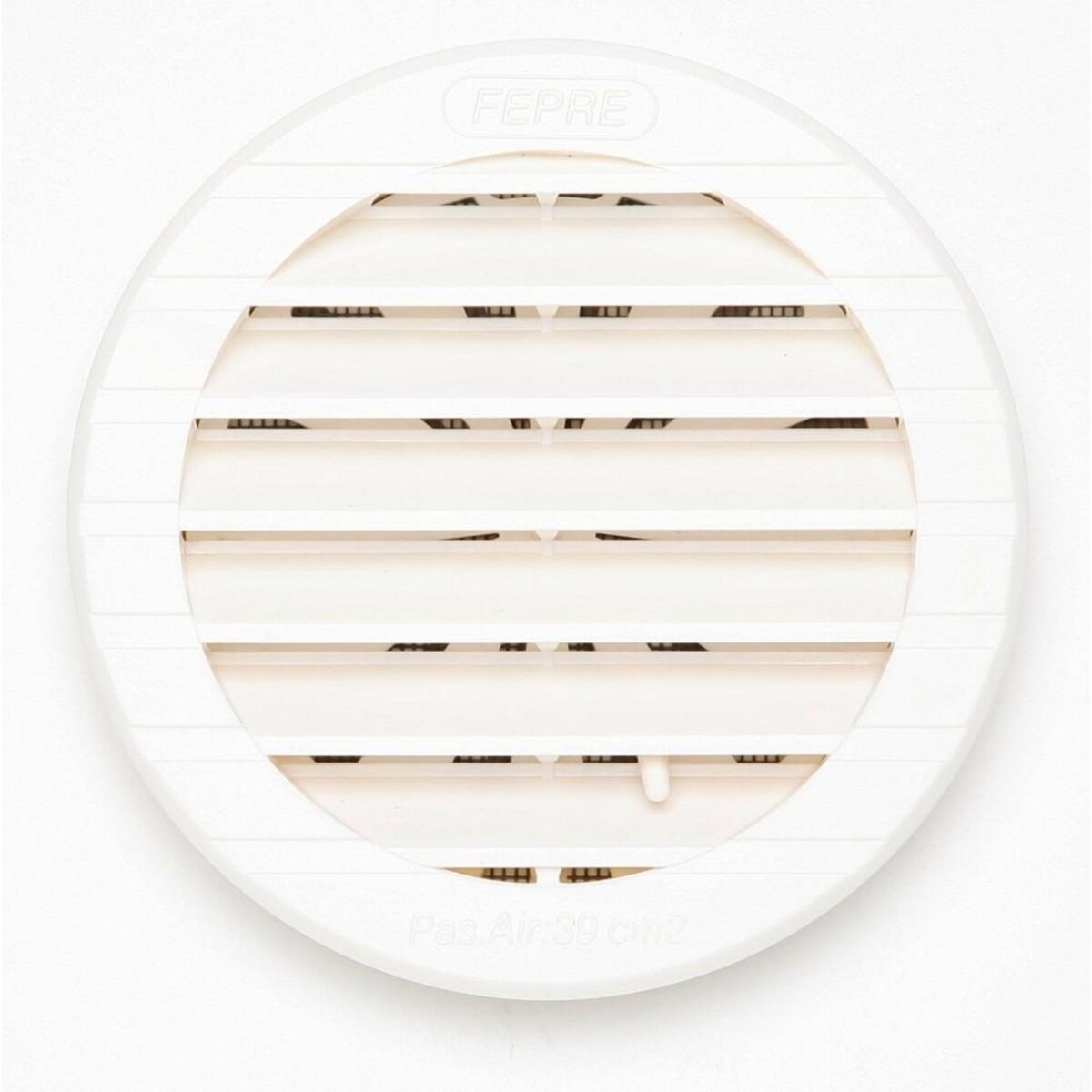 CENTRALE BRICO Grille d'aération abs naturel Diam.12 cm