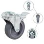 Voir la diapositive 2 : VIDAXL 24 pcs Roulettes pivotantes a trou de boulon 75 mm