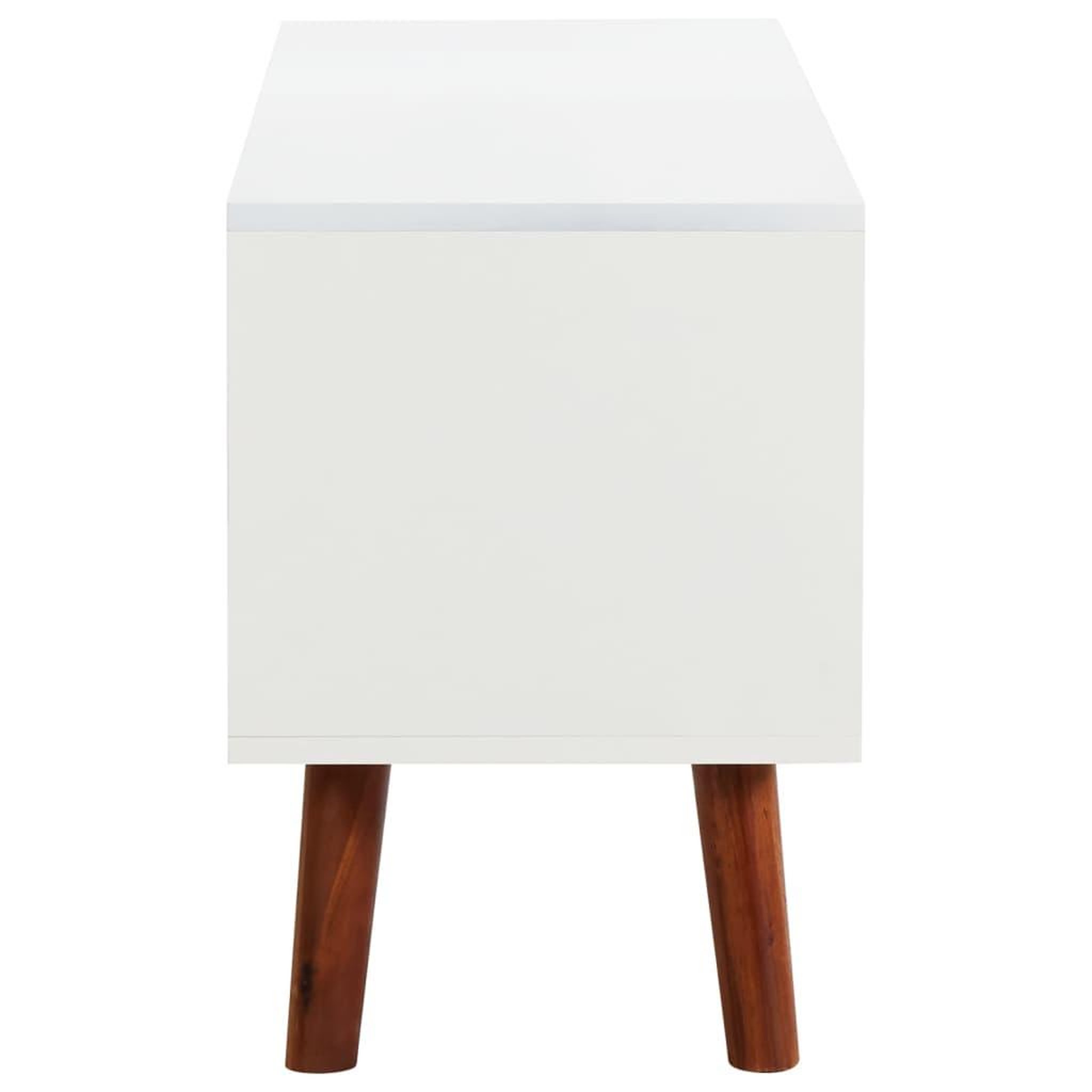 Voir la diapositive 4 : VIDAXL Meuble TV 110x35x50 cm Bois d'acacia solide et MDF