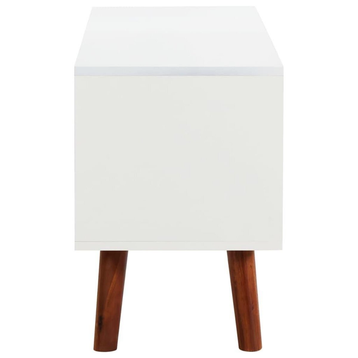 VIDAXL Meuble TV 110x35x50 cm Bois d'acacia solide et MDF