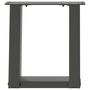 Voir la diapositive 5 : VIDAXL Pieds de table basse forme de U 2 pcs anthracite 30x(30-31) cm