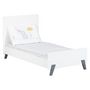 Voir la diapositive 7 : BABY PRICE  Lit bébé évolutif Little Big Bed 140x70cm JOY coloris gris  