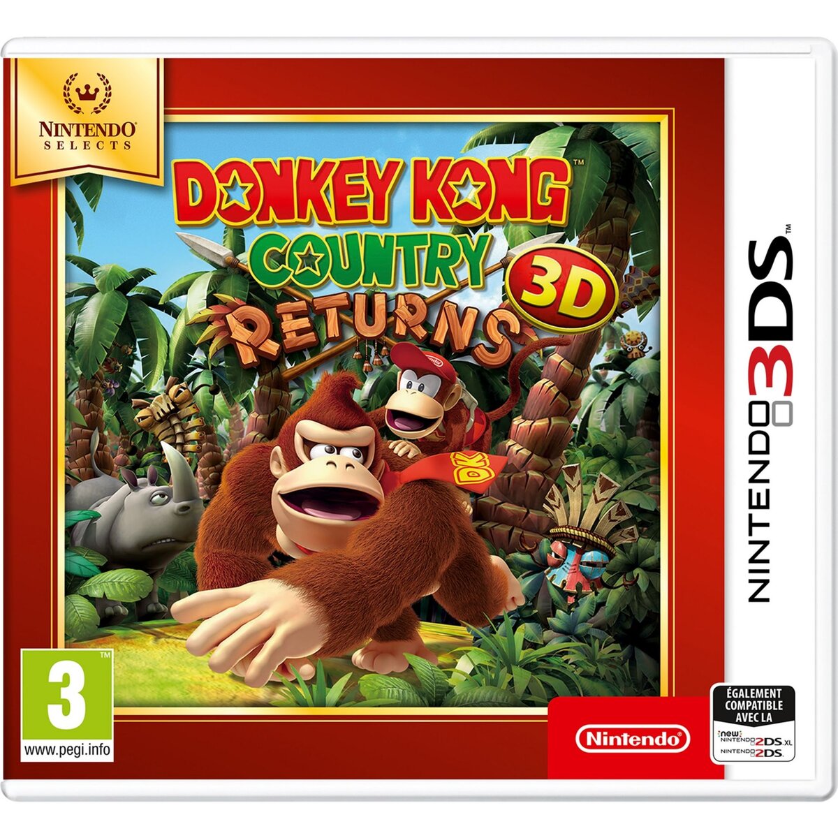 Donkey Kong Country Return Selects Nintendo 3DS