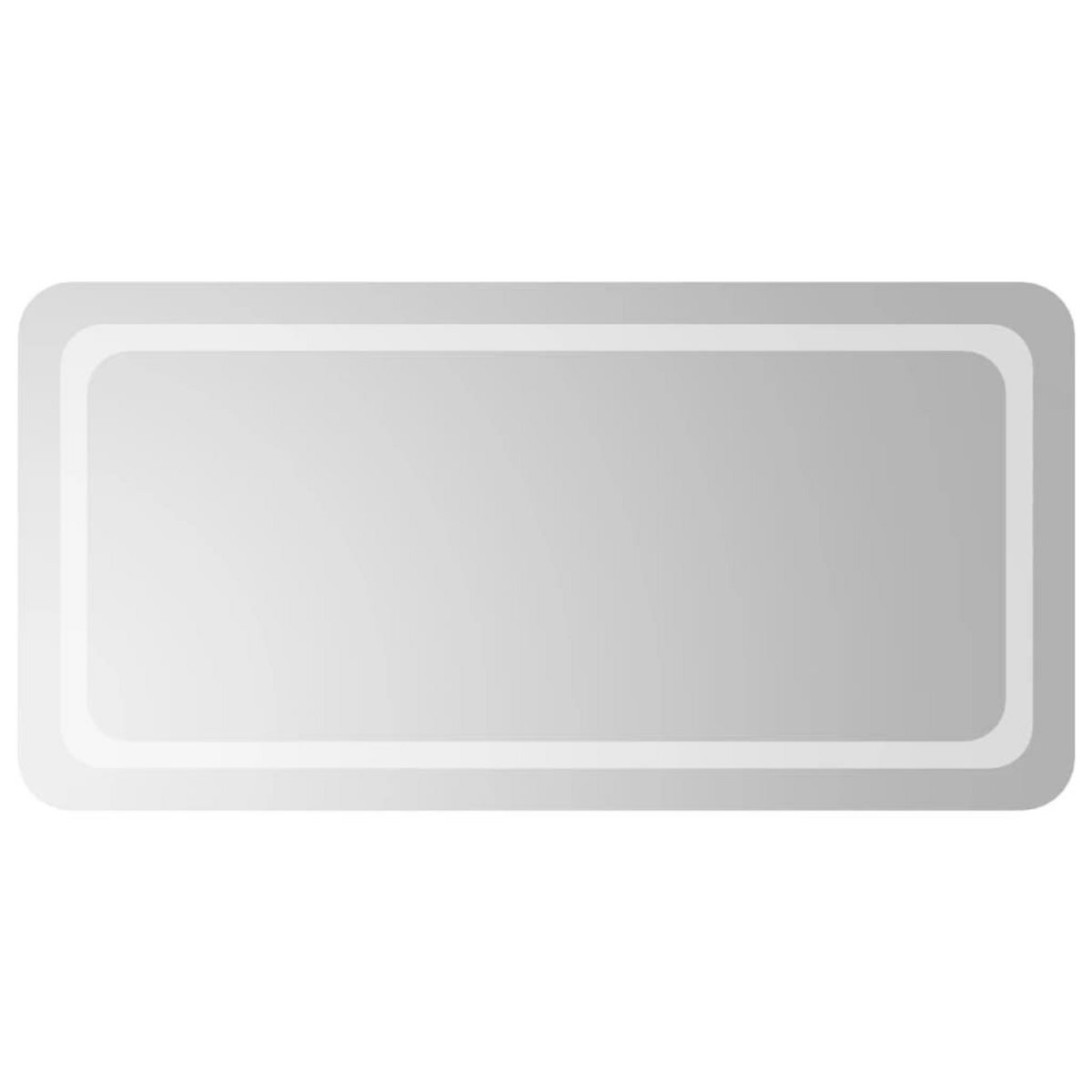 VIDAXL Miroir de salle de bain a LED 50x100 cm